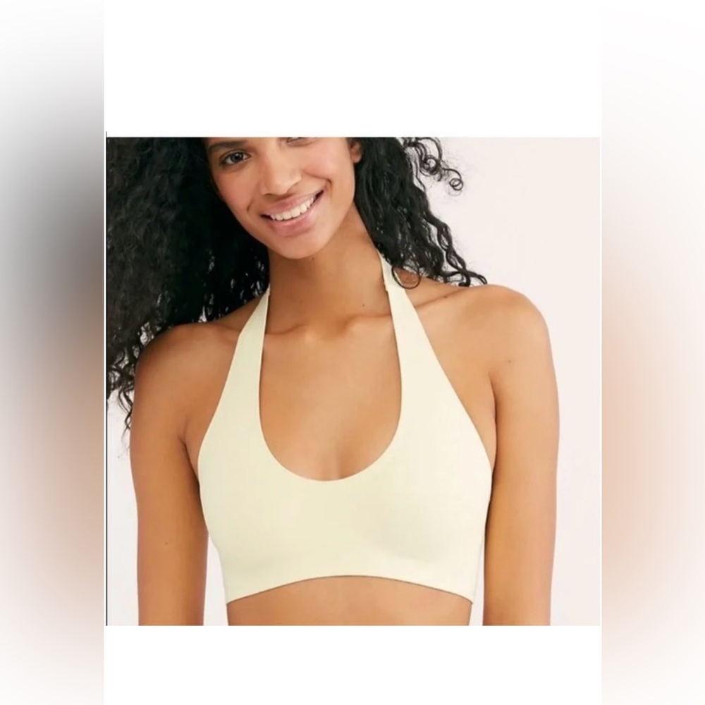 5/$20 Free People Cream Halter Bandeau Bralette